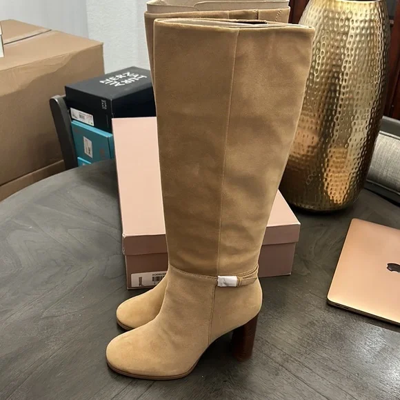 Franco Sarto Cassie Womens Zipper Round Toe Knee-High Boots - Picture 7 of 7